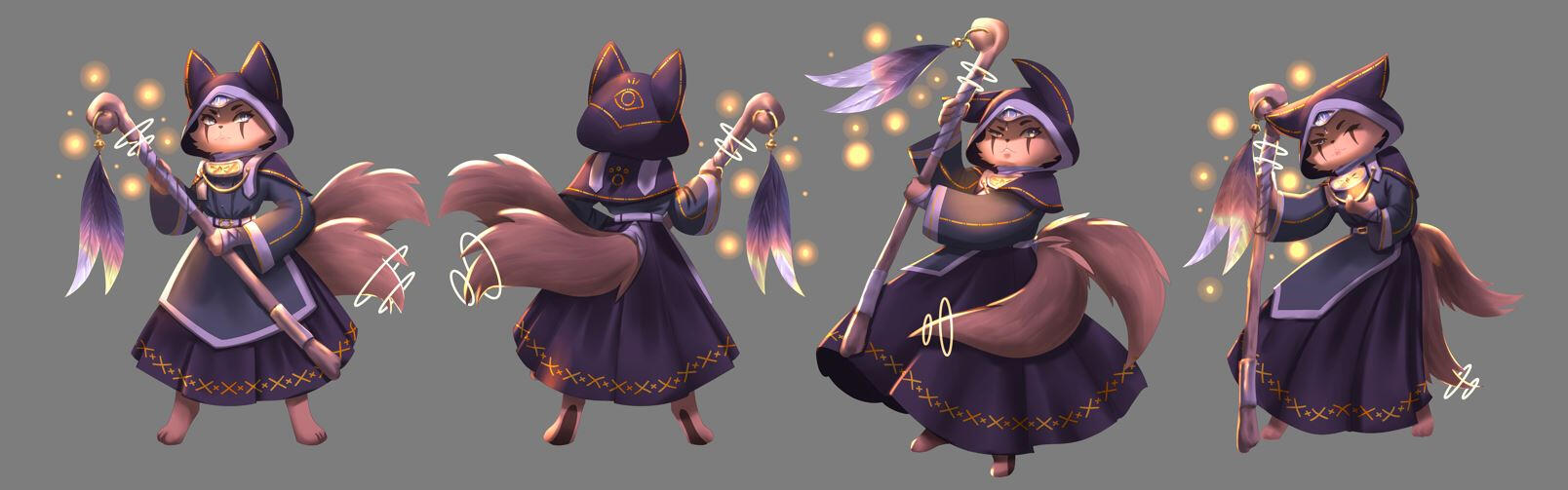 Cat Mage Concept